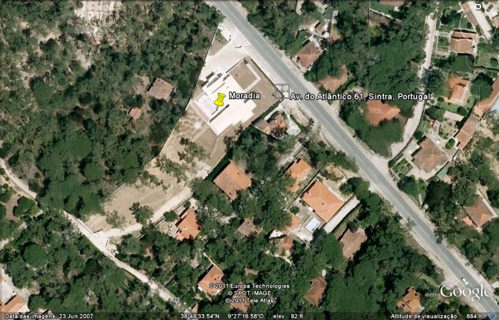 Planta de localização da moradia